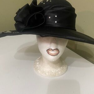 Beautiful Black Dress Hat by Ms. Divine